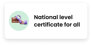 National level certificate for all