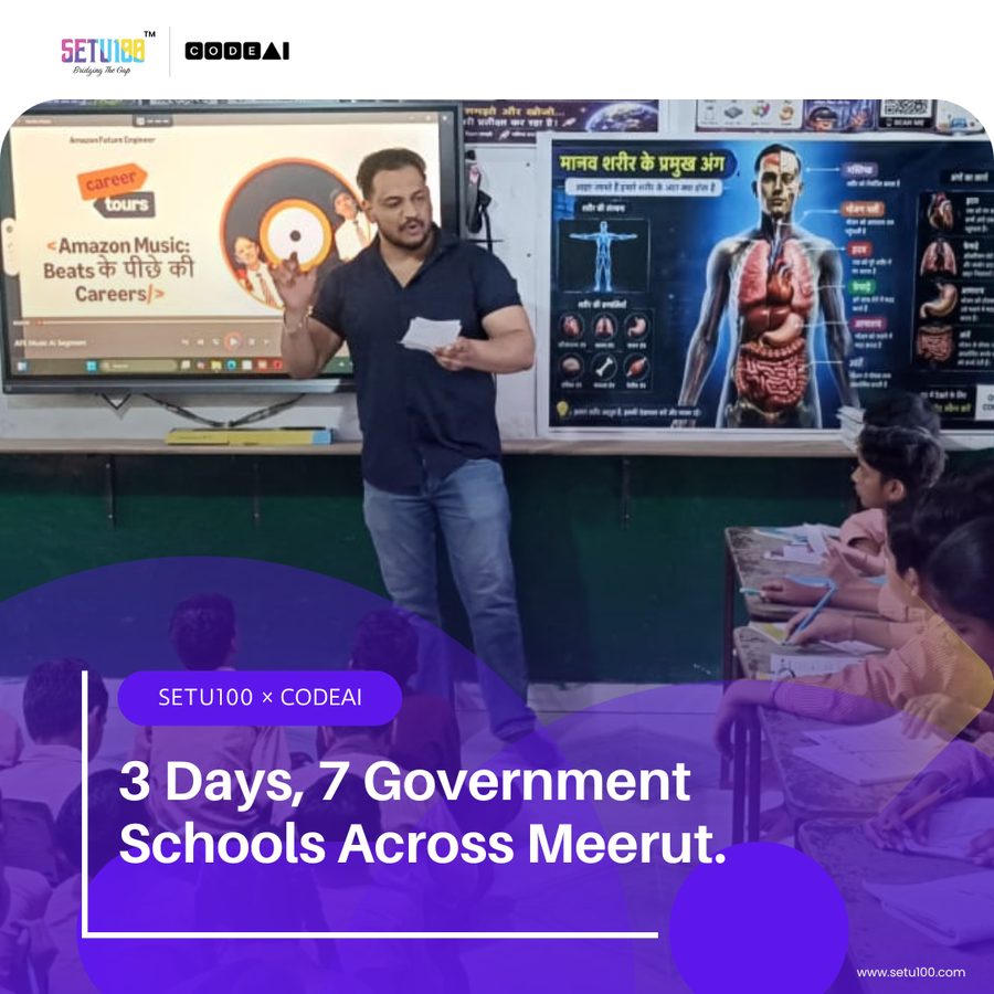 Three days, seven government schools across Meerut